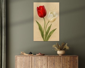 Two Tulips in Harmony