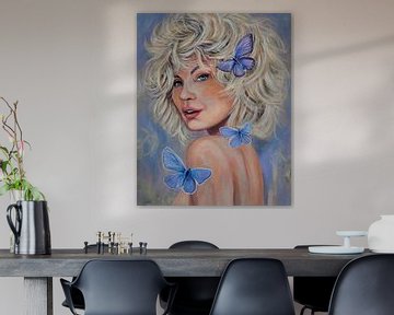 La fille aux papillons sur Ineke Zeeuw