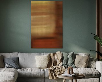 Midcentury Gloed. Zonsondergang in New York. van Dina Dankers