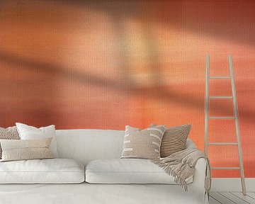 Glühender Sonnenuntergang in New York