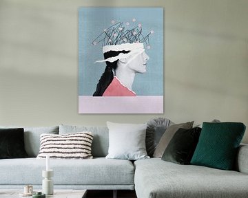Love yourself Flowers van Miranda Coops