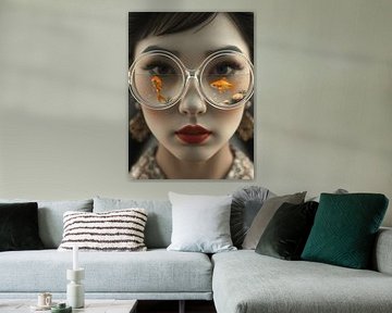 Geisha looks at you