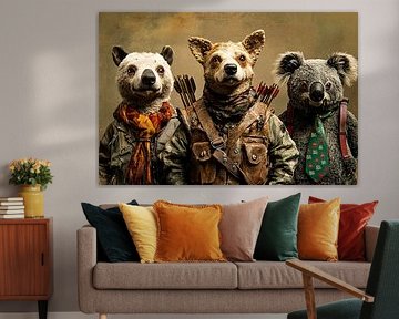 Adventurous animals in realism