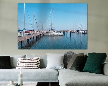 Ships in Grömitz harbour