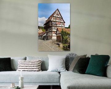 Vakwerkhuis "Hoher Wil" in Blaubeuren van Jan Schuler