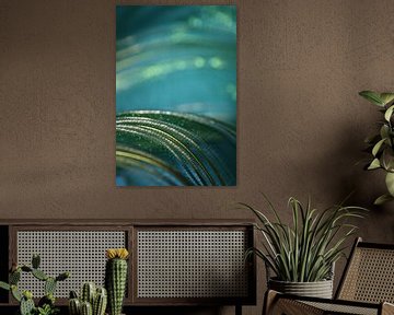 Golfje turquoise van Nanda Engel