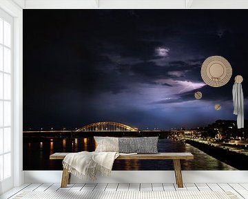 Stürme über der Waal von Matthijs van Houten