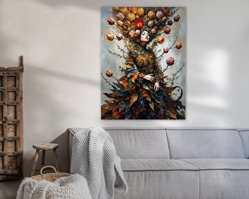Surrealistisch portret van Jolique Arte
