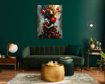 De bloemen vrouw van Jolique Arte