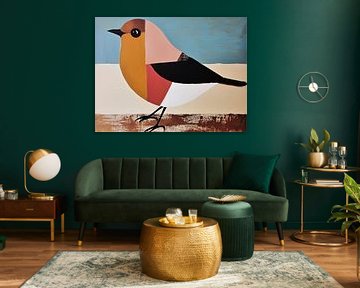 Bird with Colours by Modern Collection