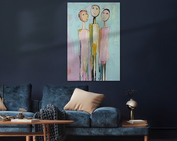 Mensen Figuren van Kunst Kriebels