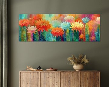 Cheerful Painting with Water Lilies by I ❤ Flowers