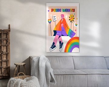 Stolz-Monat-Feier Illustration