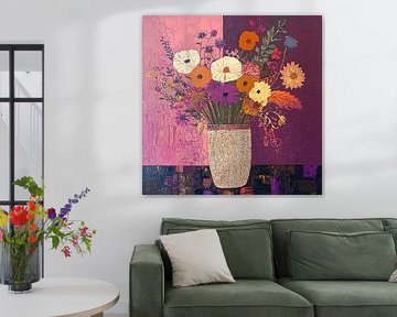 Stilleven met Bloemen 15.7360 van ARTEO Schilderijen
