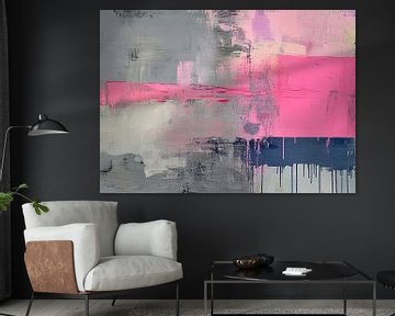 Abstract Roze | Pink Whisper van ARTEO Schilderijen