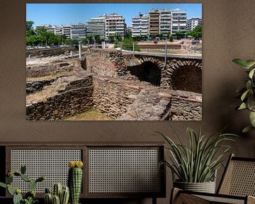 Ancient ruins at the market in Thessaloniki, Greece by Animaflora PicsStock