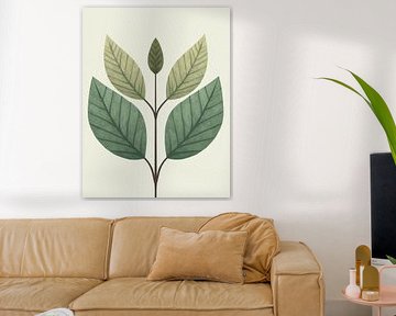 Stylized Botanical Study by Artistic