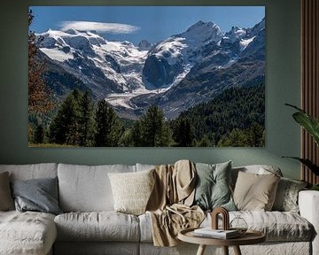 Glacier trône - Marmolada dans les Dolomites, Italie