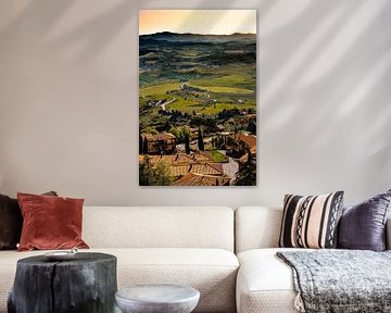 Blick auf Volterra von Lens_en_Dier/Vizier Fotografie