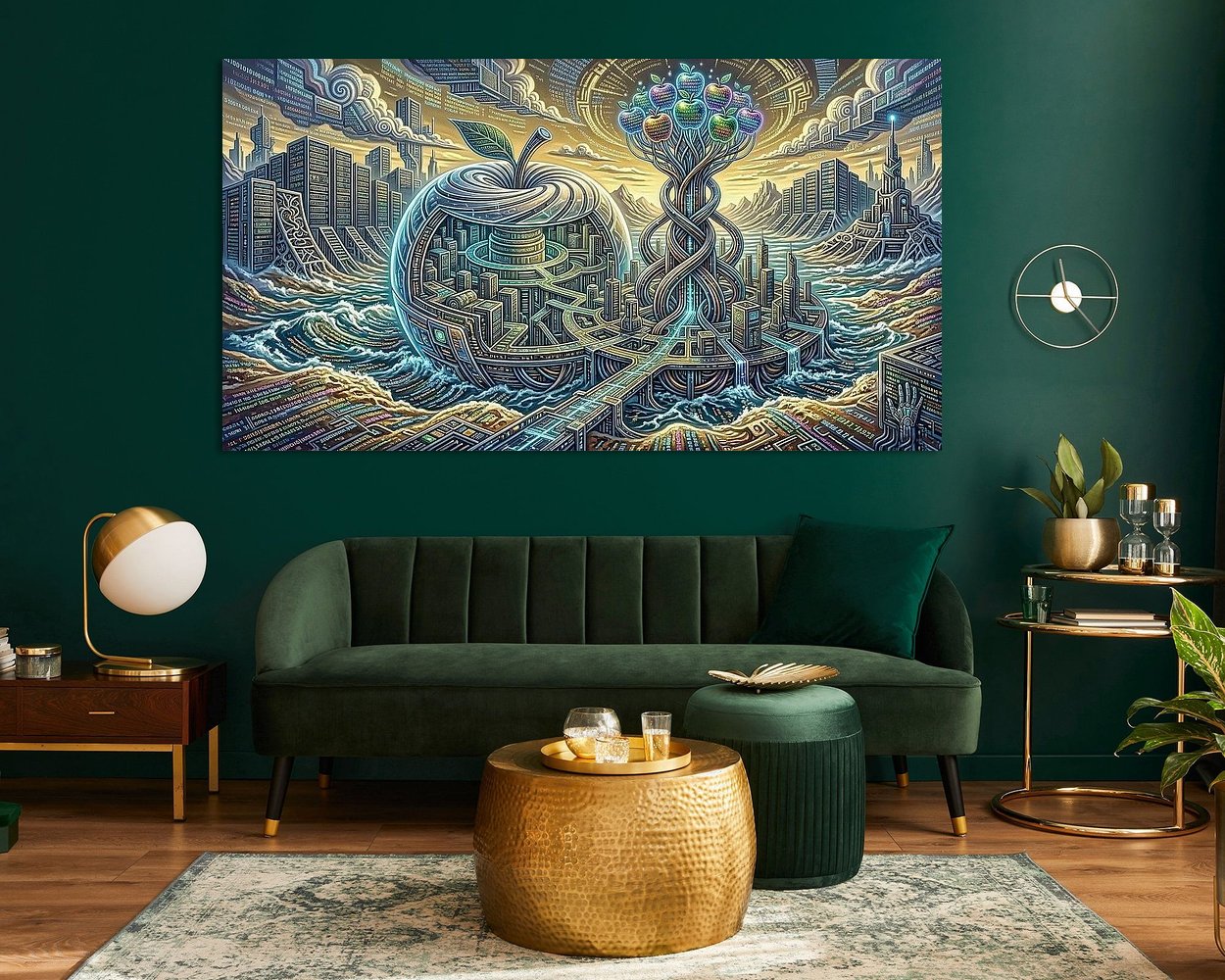 Example of the artwork in a room