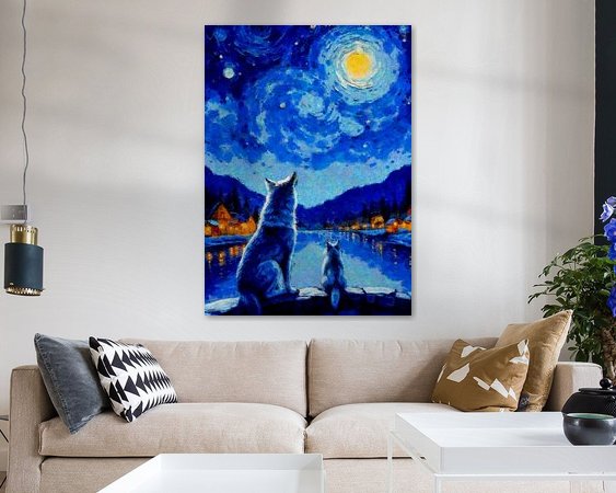 Example of the artwork in a room