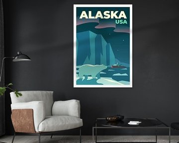 Alaska, Usa sur Aloke Design