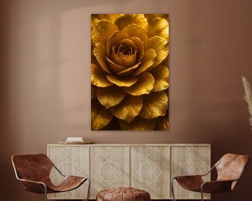 Luxe Gouden Bloem van But First Framing
