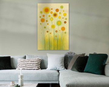 Abstracte Bloemenpracht van But First Framing