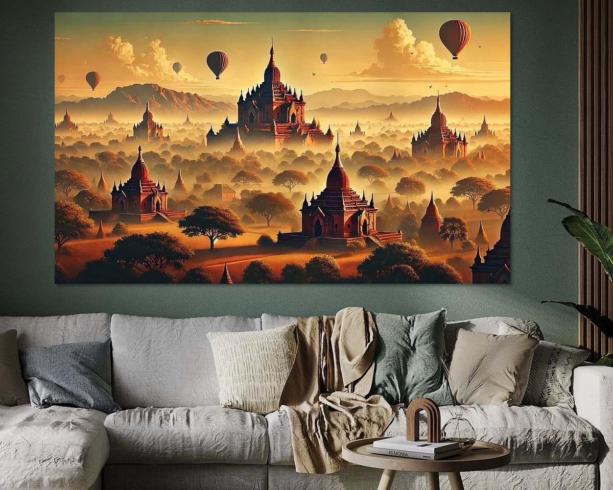 Example of the artwork in a room