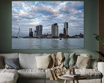 Rotterdam Skyline van Peter Bongers