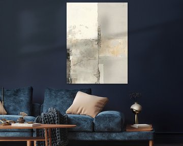 Abstraktes Beige | Abstraktes Beige von Kunst Laune