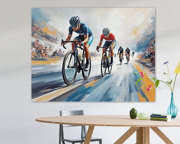 Wielrennen: demarreren van Rix Art