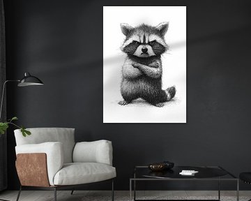 Raccoon - Anger in the fur