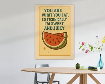Food Quote Sweet Watermelon