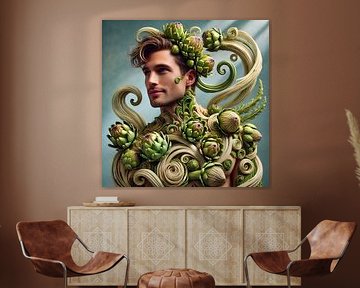 Artischockenmann - Art von Gemüse für Restaurant oder Geschäft