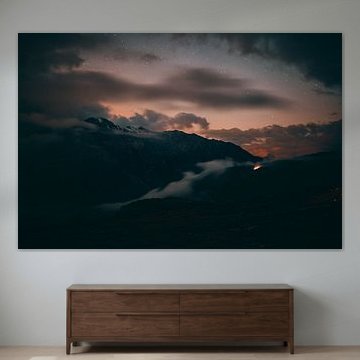 Tre Cime di Lavaredo Nocturnal Sky