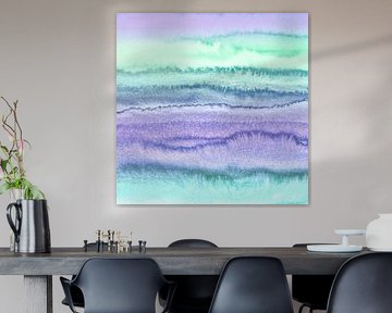 WITHIN THE TIDES Dromerige abstracte pastelgolven van Monika Strigel