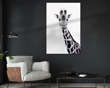 Giraffe Portret van Monika Strigel