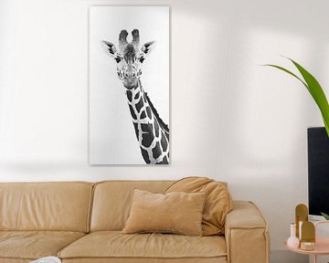 Giraffe Portret van Monika Strigel