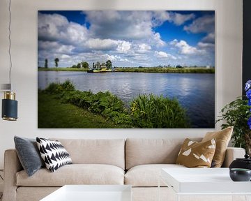 The ferry at Akersloot makes the crossing by peterheinspictures