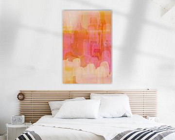 Dreamscape in Yellow and Pink by Dina Dankers