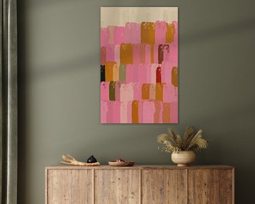 Golden Breeze Abstraction by Dina Dankers