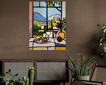 Vino bij het raam van Dream Drip