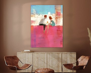 Type Couple | Men and Women in Abstract Art by ARTEO Paintings