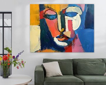 Abstract Woman with Colours