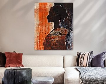 Vrouwensilhouet | Rustic Grace van De Mooiste Kunst