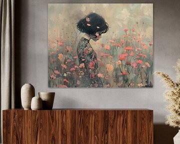Women's portrait by Abstract Painting