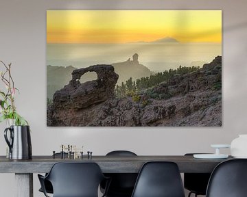 Blick vom Pico de las Nieves auf Gran Canaria