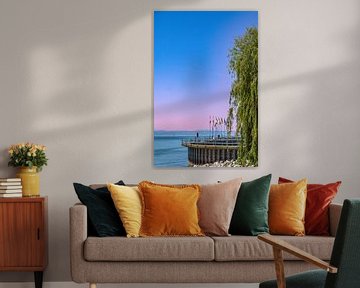 Baden-Württemberg : Merenpromenade Friedrichshafen aan het Bodenmeer van Photoart-Naegele