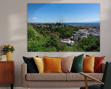 Panoramic view of the city of Thessaloniki city in Greece with sea by Animaflora PicsStock